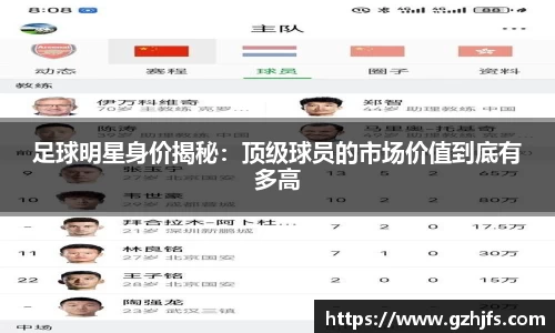 足球明星身价揭秘：顶级球员的市场价值到底有多高